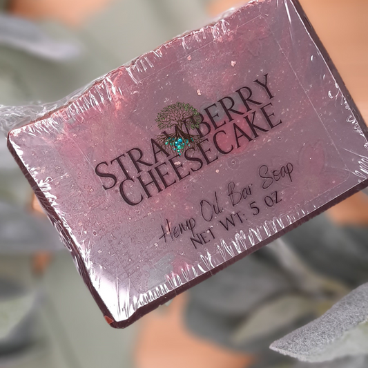 Strawberry Cheesecake Hemp Soap Bar