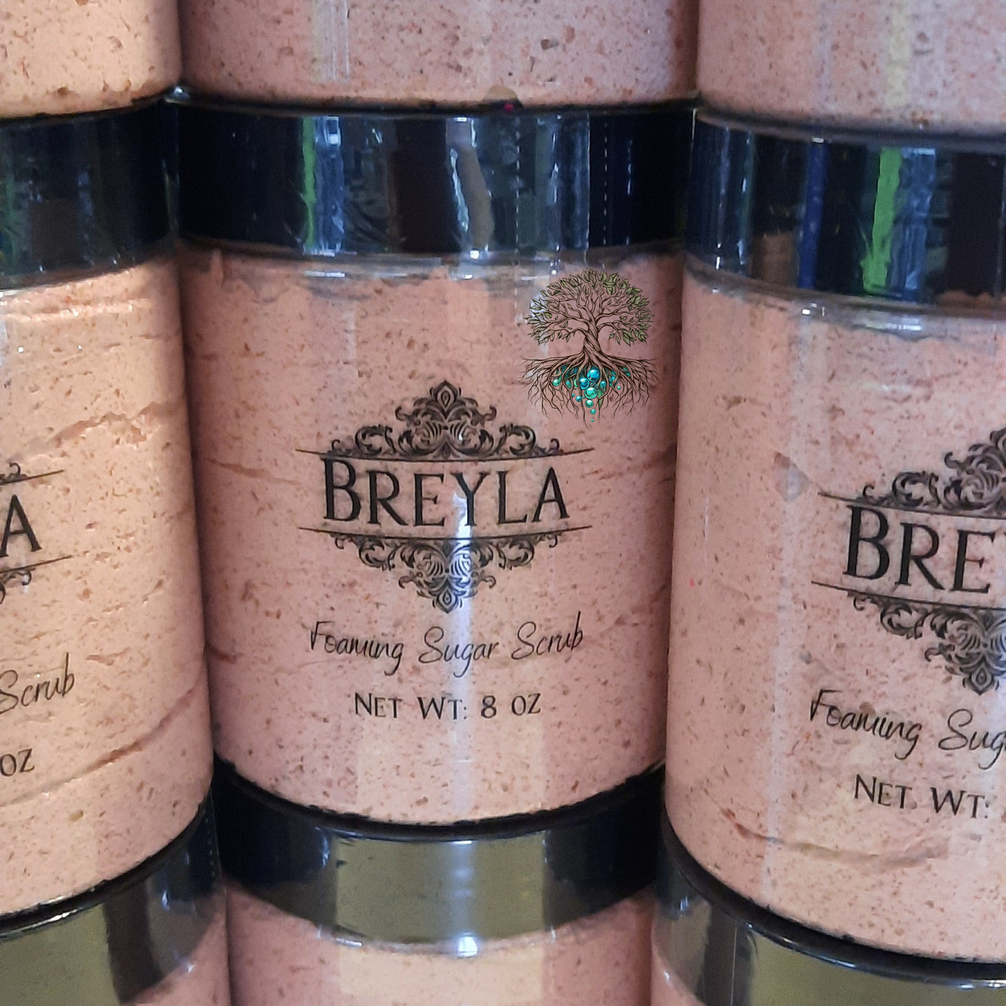 hemp foaming sugar scrub